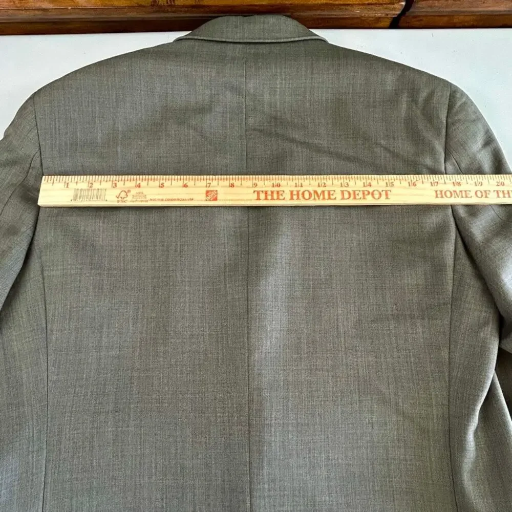 Tommy Hilfiger Men's Two Piece 100% Wool Two Button Sz Large/XL Suit MSRP $314